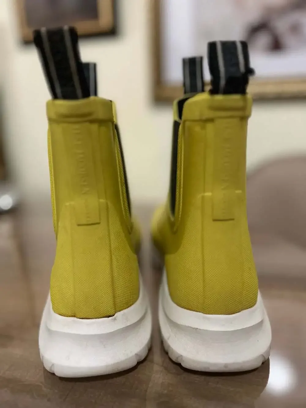 Ilse Jacobsen RUB 03C Waterproof Ankle Rain Boots in Sunbeam Yellow